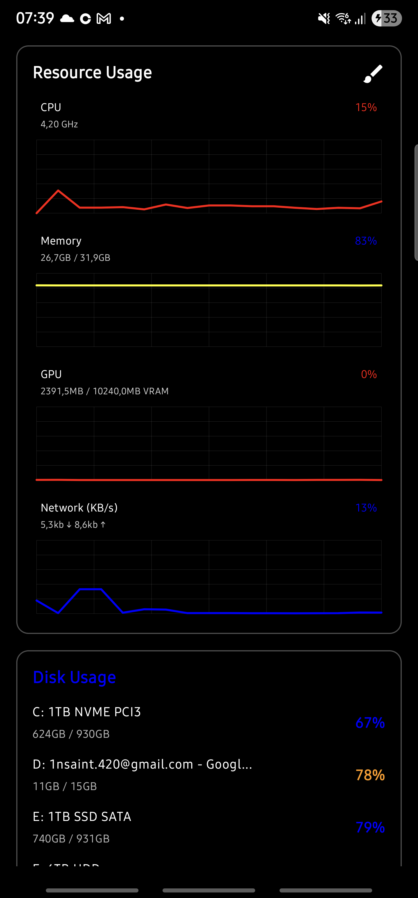 Media controls screenshot